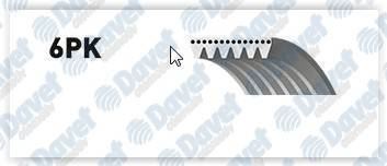 GATES 6PK970 Kanalli Kayisi Toyota Auris-Corolla-Yaris 1.4d4d 8v 04-
